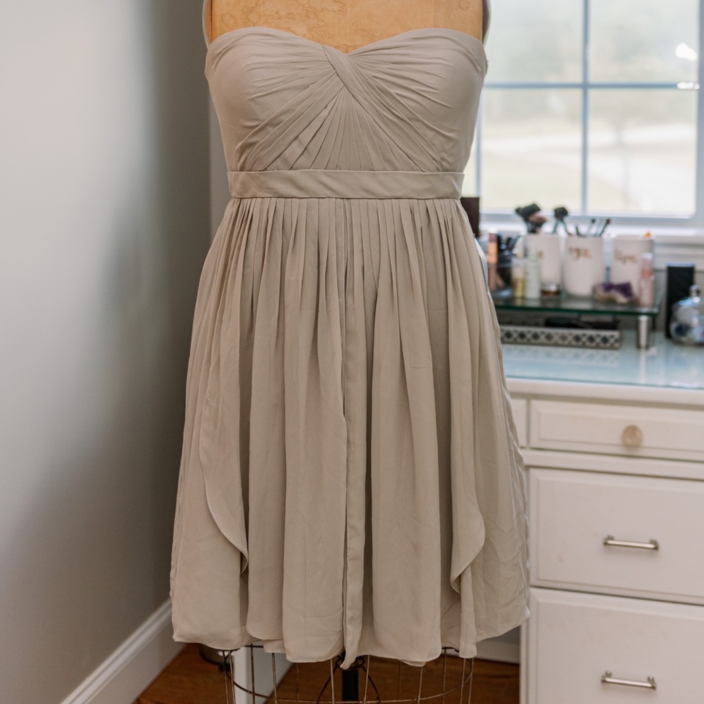 Jenny Yoo Convertible dress in Dove Gray. Size 18.  NWT.